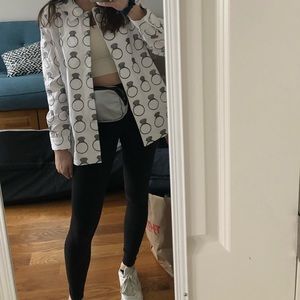 Cute Novelty Bling Engagement Shirt